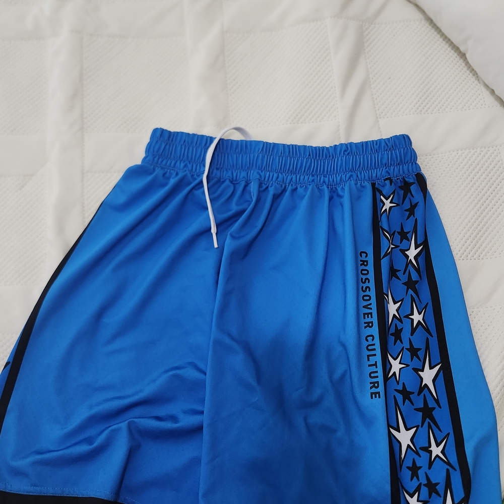 Men's Blue Athletic Shorts